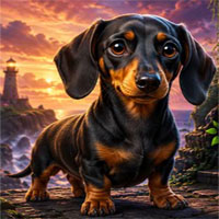 Free online html5 escape games - Shortleg Dachshund Escape