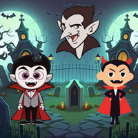 Free online html5 escape games - Flee The Vampire Woods