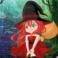 Free online html5 games - G4K Cute Witch Rescue 2 game 
