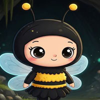 Free online html5 escape games - Flying Bee Girl Escape