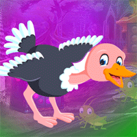 Free online html5 games - Games4King Ostrich Escape game 