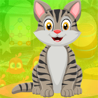 Free online html5 games - Games4King Joyful Cat Escape game 