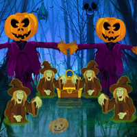 Free online html5 games - WowEscape Halloween Quest Forest Escape game - WowEscape 