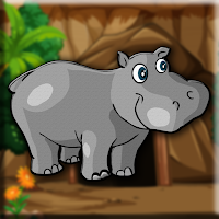 Free online html5 escape games - G2J Little Hippo Calf Escape