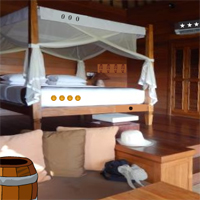 Free online html5 games - GFG Deluxe Cottage Room Escape game - WowEscape 