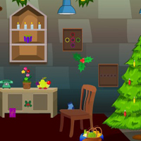 Free online html5 games - Christmas Dark Room Escape 2 game 