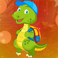 Free online html5 games - Games4King Dinosaur Escape With Backpack game 