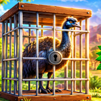Free online html5 escape games - Release the Captive Emu
