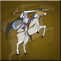 Free online html5 games - G2J Cavalier Warrior Escape game - WowEscape 