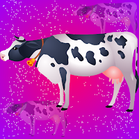 Free online html5 games - Rescue The Hungry Cow game 