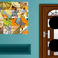 Free online html5 games - G2M Turquoise House Escape game - WowEscape 