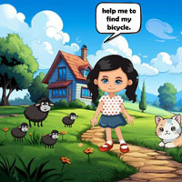 Free online html5 escape games - Wow Girl Questing For Stolen Bicycle