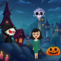 Free online html5 escape games - Wow Family Escaped Halloween Land