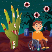 Free online html5 escape games - Scary Land Disabled  Boy Escape