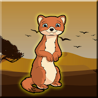 Free online html5 games - G2J Lovely Weasel Escape  game 