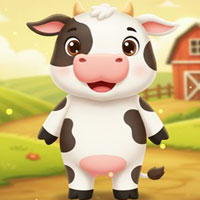 Free online html5 escape games - Friendly Cow Escape