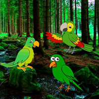 Free online html5 games - Escape From Parrot Forest game 
