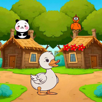 Free online html5 escape games - Duck Wish To Eat Fish