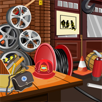 Free online html5 games - GelBold Fire Station Escape game - WowEscape 
