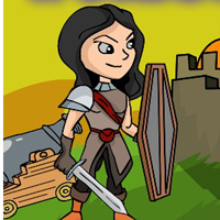 Free online html5 games -  Woman Celtic Warrior Escape game - WowEscape 