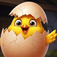 Free online html5 games - G4K Cracked Chick Egg Escape game 