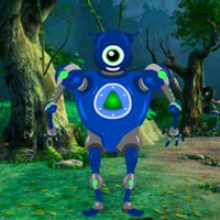 Free online html5 games -  Corrupted Robot Forest Escape HTML5 game - WowEscape 