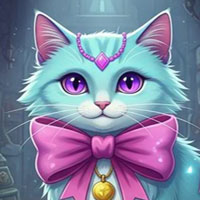 Free online html5 escape games - G4K Magical Blue Cat Escape