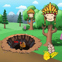Free online html5 escape games - Wow Rescue The Fallen Turkey