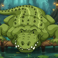 Free online html5 escape games - Angry Crocodile Escape