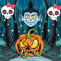 Free online html5 escape games - G2R Skull  Confined In Monster Pumpkin