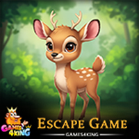 Free online html5 escape games - Brave Antler Deer Rescue Game