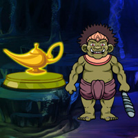 Free online html5 games - Fantasy Magical Lamp Escape game 