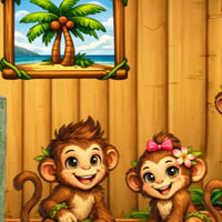 Free online html5 escape games - Find Jungle Monkey Kavi