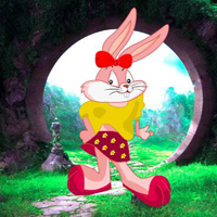 Free online html5 games - Beauty Bunny Escape From Mirror game - WowEscape 