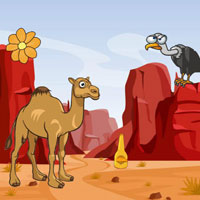 Free online html5 escape games - Wow Camel Looking For Her Young