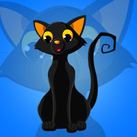Free online html5 escape games - Snow Region Black Cat Rescue