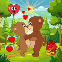 Free online html5 games - Wow Romantic Animals Forest Escape game 
