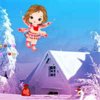 Free online html5 games - G2R Christmas Angel Forest Escape game 