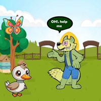 Free online html5 escape games -  Fox Wants Yummy Grapes