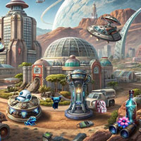 Free online html5 games - Lost in 2224 game - WowEscape 