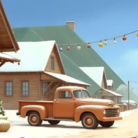 Free online html5 escape games - 365 Christmas Village Escape 2