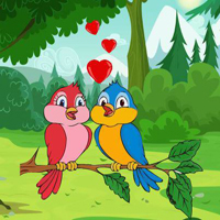 Free online html5 games - Love Bird Jungle Escape game - WowEscape 
