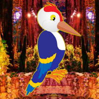 Free online html5 games - Fantasy Forest Woodpecker Escape game 