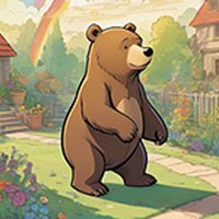 Free online html5 games - Gentle Old Bear Escape game 