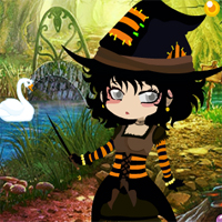 Free online html5 games - Games4King The Little Witch Rescue game 