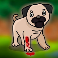 Free online html5 games - Save the Injured Pug game 