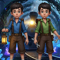 Twin Brothers Train Escape