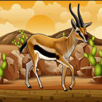 Free online html5 escape games - Rescue The Pronghorn HTML5