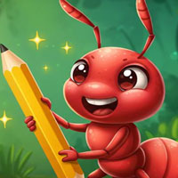 Free online html5 escape games - Lettering Red Ant Escape