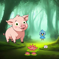 Free online html5 games - G2R Piggy Escaped Mystical Forest game 